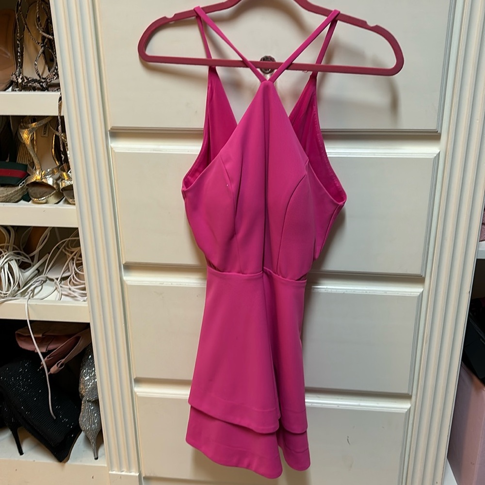 Pink party dress